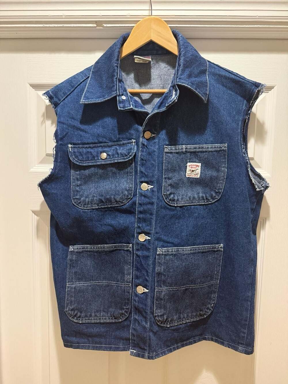 Pointer Brand Denim Work Vest Size M